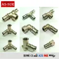 China Brass Tube Plumbing Hose Compression Pipe Fittings Factory